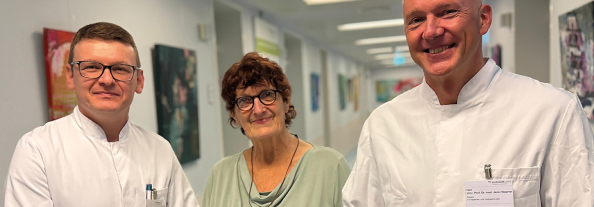 Die Ärzte und die Patientin.