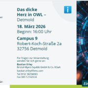 Bildschirmfoto des Veranstaltungsflyers